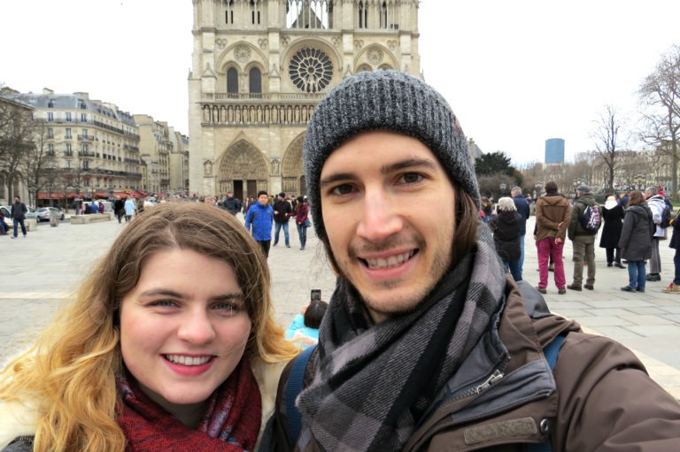 Paris - Outside Notre-Dame