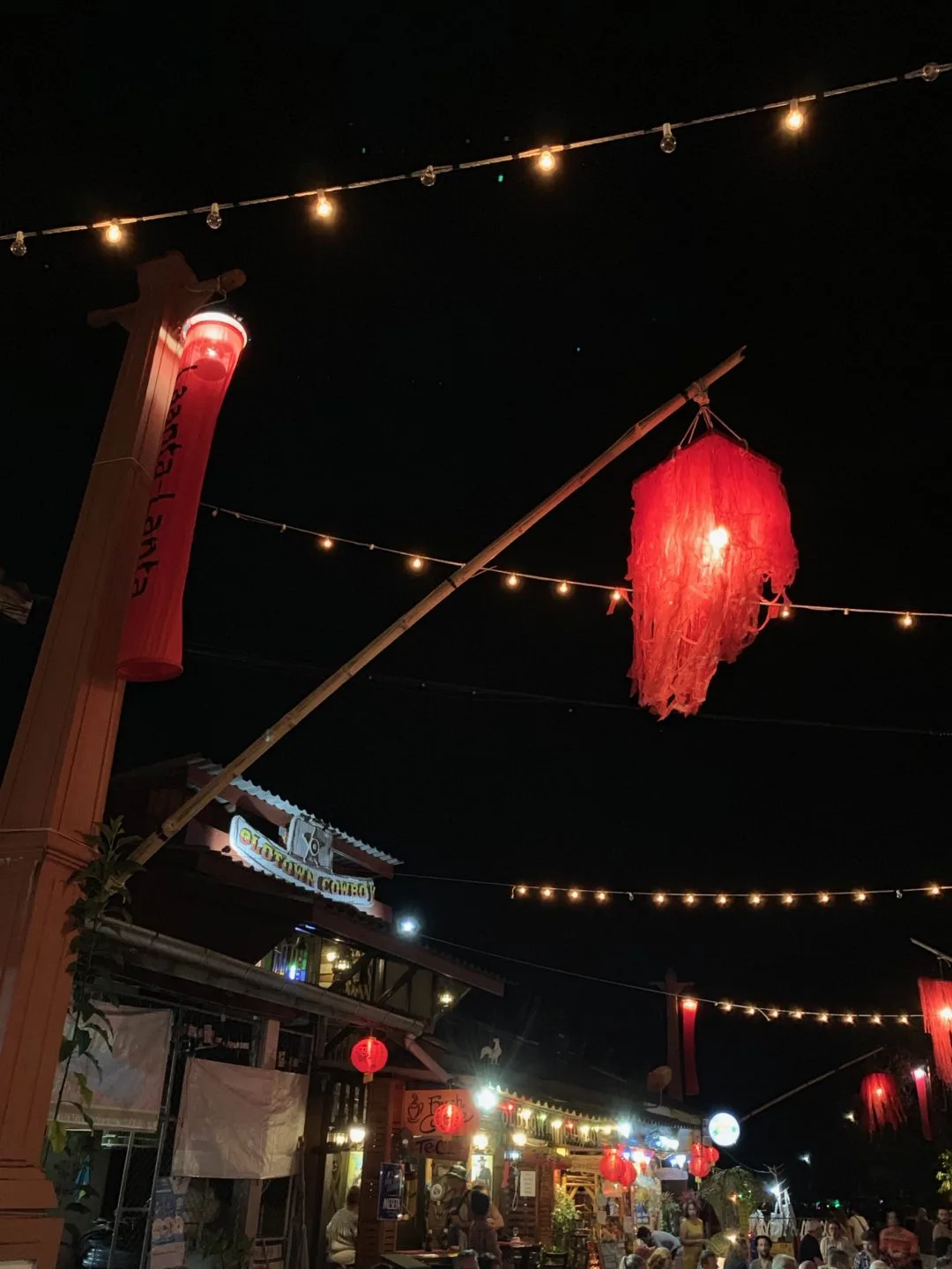 Old Town Koh Lanta at night